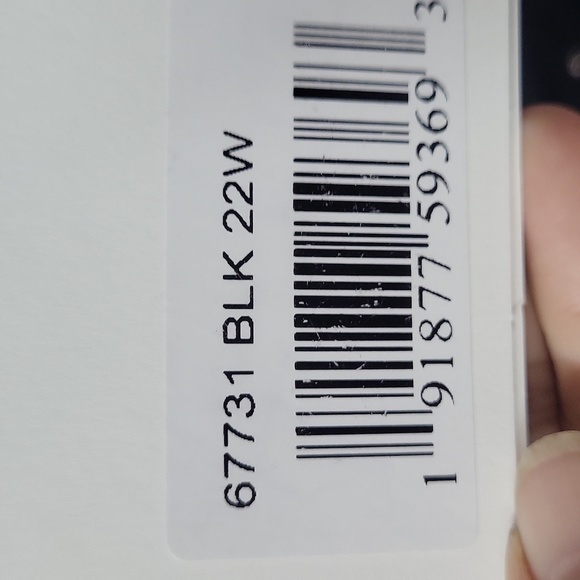 Mac Duggal 67731 NWT Black Rhinestones  size 22w - Picture 3 of 5